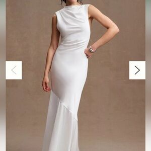Significant Other Lana Cowl-Neck Satin Gown